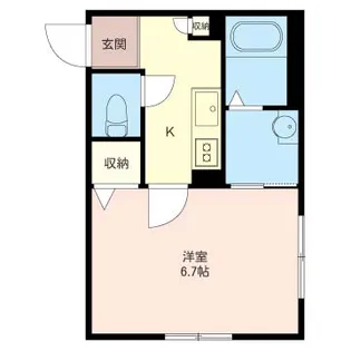 メゾン花水木目白T館【2階】の間取り