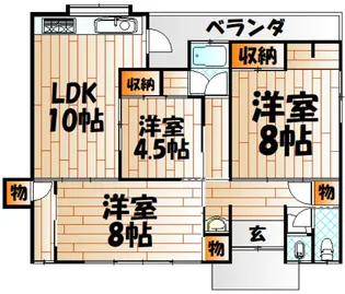 福岡県北九州市戸畑区中原西2【一戸建】の間取り