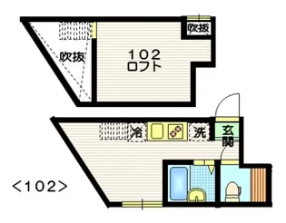 インベスト大井町17【1階】の間取り