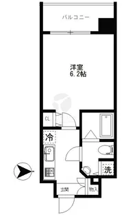 マリオン南青山【5階】の間取り