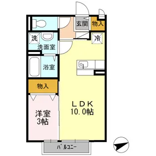 広島県呉市広中新開1【アパート】の間取り