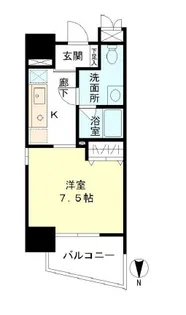 マイプレジール広尾【3階】の間取り