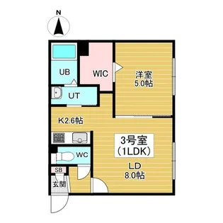 エターナリー【5階】の間取り