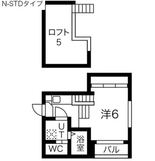 ブランドール【1階】の間取り