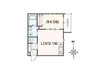 MELDIA東青梅【3階】の間取り