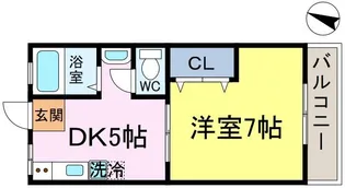 レジデンス希光【3階】の間取り