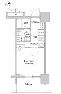 プライムアーバン神楽坂【3階】の間取り