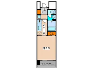 コンソラーレ本厚木【9階】の間取り