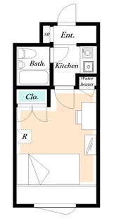 ダイニチ館F31番館【8階】の間取り