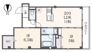 ダイワフラットIII【2階】の間取り