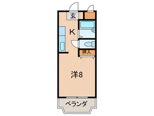 ハイツアルペン神田【2階】の間取り
