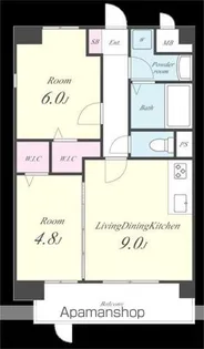 福岡県久留米市松ケ枝町【マンション】の間取り