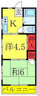コーポ川島【2階】の間取り
