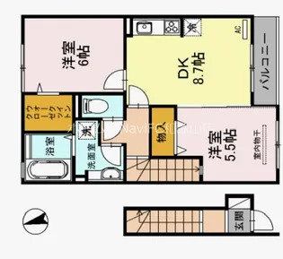 クロカンブッシュ【2階】の間取り