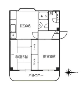 ベルゼゾン山村I【3階】の間取り
