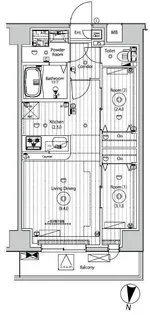 メイクスアート五反野【5階】の間取り