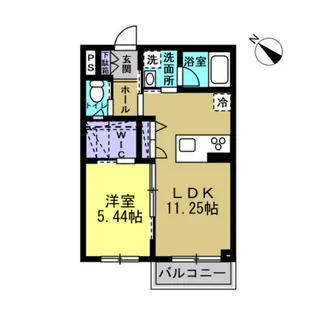 エイチ.エム レジデンス【2階】の間取り