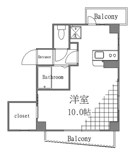 ビエント【8階】の間取り