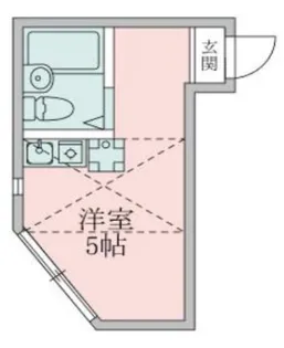 東京都新宿区上落合3【アパート】の間取り
