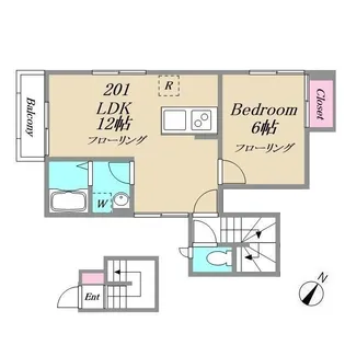 RHEINGOLD【2階】の間取り