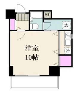 ラポール本蓮沼駅前【4階】の間取り