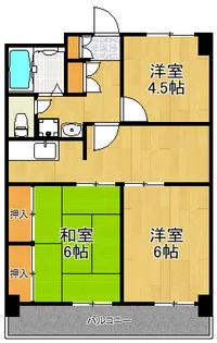 神奈川県横浜市港北区高田東4【マンション】の間取り