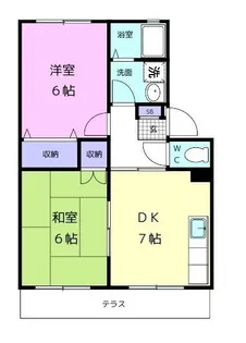 サンシャイン白馬 B【1階】の間取り
