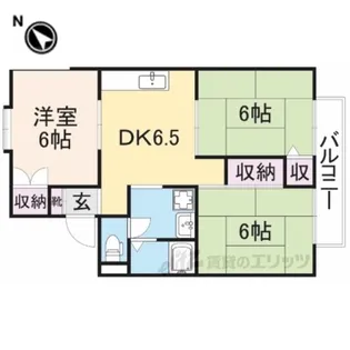 チェリーヒルズ【2階】の間取り