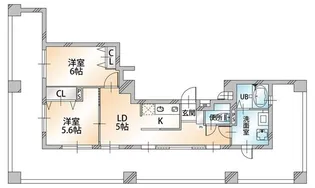マルメゾン浅草橋【5階】の間取り