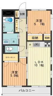 メゾングレースA【1階】の間取り
