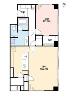 一番町パークマンション【6階】の間取り