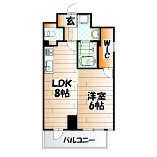 フェルト127【6階】の間取り