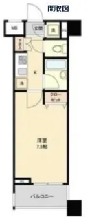 パレステュディオ九段北の丸【5階】の間取り