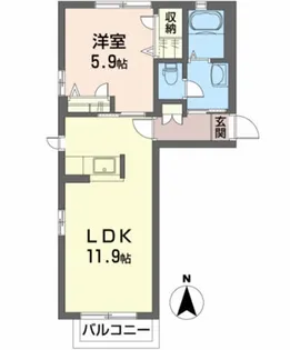 シュシュ【2階】の間取り
