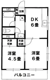 あかねまんしょん【2階】の間取り