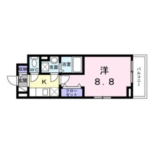 ベル西早稲田【3階】の間取り