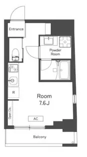 レキシントンスクエア曙橋【8階】の間取り