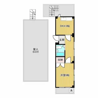 レジデンス西新宿【5階】の間取り