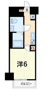 GENOVIA青砥skygarden【10階】の間取り