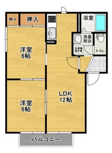 ディアス久留米 C棟【2階】の間取り