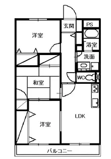 エーペックス宇多津【12階】の間取り