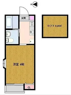 ルーブル六番館【1階】の間取り