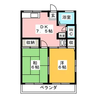 シティハイムメイプルハイツ【1階】の間取り