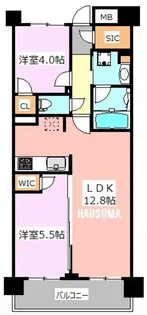 パークアクシス滝野川【2階】の間取り