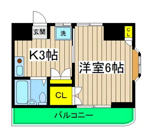 クレセントホーム【2階】の間取り