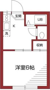 パルテール千歳烏山【2階】の間取り