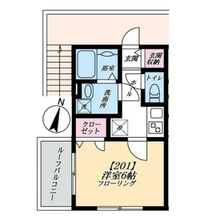 Maisond’or【2階】の間取り