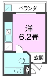 Dear【2階】の間取り