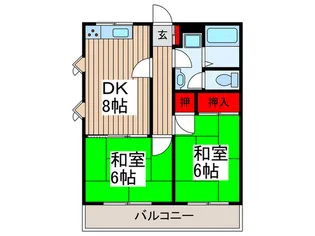 武蔵野ハイム【3階】の間取り