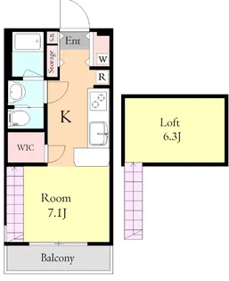 ポート和光【1階】の間取り